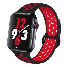 Smart watch strap, with perforation, 42 mm, l = 23 cm, silicone