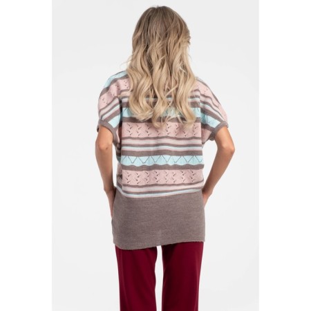 Women's vest, size 42, pink color-7