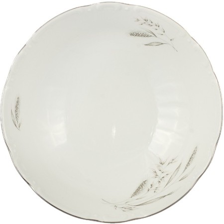 Constance salad bowl, decor "Silver ears, Platinum layering", 16 cm-1