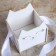 Kashpo wooden 10 × 9.5 × 11 cm Unique "Pussy", handle tape, white