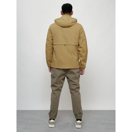 Sports male jacket, size 50, beige color-3