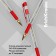 Ballic handle, Erichkrause, Ultra-30 Gold Stick & Grip Classic Knot 0.7 mm color color red
