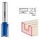 Frases groove bison 28755-12-19, straight, with cutters, shank d = 8 mm, 12 x 19 mm