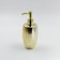 Joy Home liquid soap dispenser, ceramics, gold