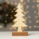 New Year's decor with backlight "New Year's spruce" 9 × 5 × 19 cm, white