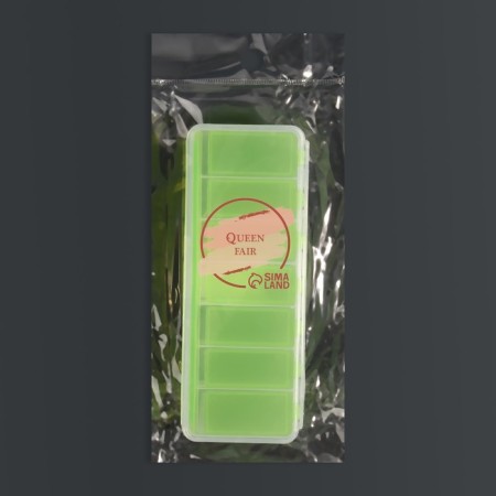Organizer for decor, 7 cells, 15.8 × 6.2 × 2.7 cm, color mix-9