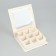 Box for 9 sweets with cells “I love you” 14.5 x 13.5 x 3.5 cm
