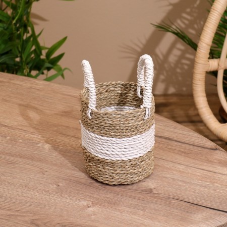 Wicker basket 13x13x23 cm-1