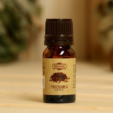 Essential oil "clove", a bottle-boiler, annotation, 10 ml, repellent "Dobroparov"-1