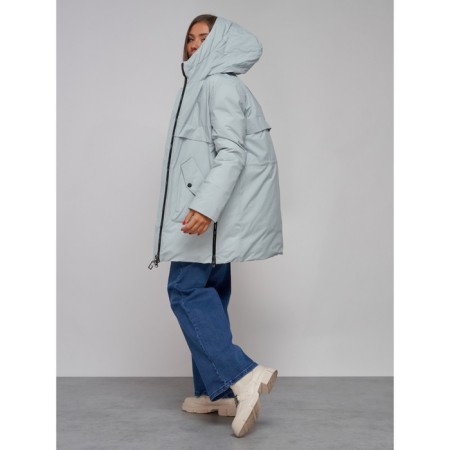 Winter jacket, size 48, turquoise color-15