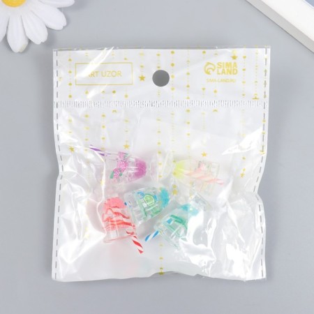 Decor for creativity plastic "glass with lemonade" mix 1.5x1.5x3.5 cm-4
