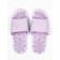Slippers with a massage effect, open nose, size 42-43, purple color