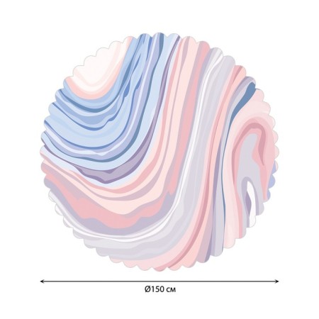 The tablecloth “Abstraction”, round, Saten, d = 150 cm-1
