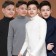 Turtleneck for the boy Pelican, height 134 cm, dark gray color