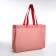 Household bag without fastening, pink color