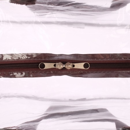 Bag in a hospital with a pocket, brown color-2