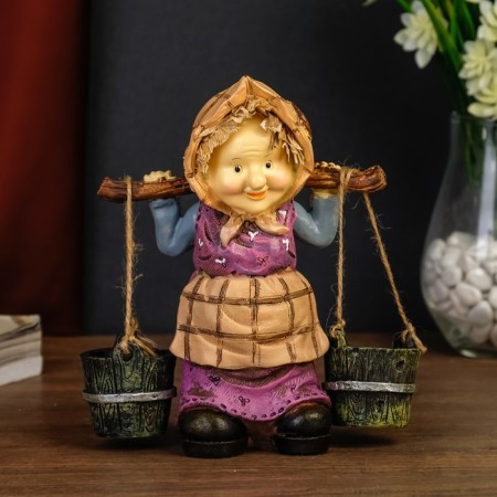 Souvenir Polystone "Grandpa/Granny - with a rocker" MIX 19.5x6.3x16 cm-1