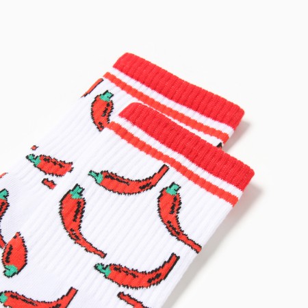Male socks "peppers" size 41-44 (27-29 cm), white-1