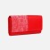 Women's wallet on magnets, red color