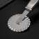A knife for pizza and dough shade Blade, 20 cm, handle Soft-Touch, black color is black