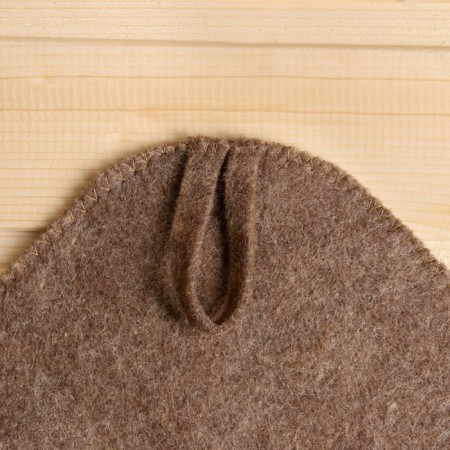 Bath mat "Classic" felt, dark, 40x30cm-3