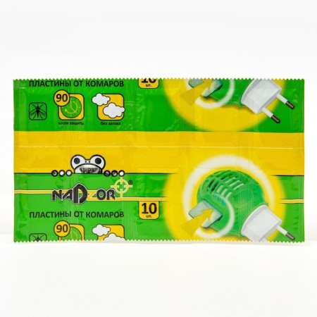 Plates from mosquitoes "Nadzor", without smell, 10 pcs