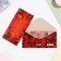 Money envelope "Happy Anniversary!" Red roses, 16x8 cm