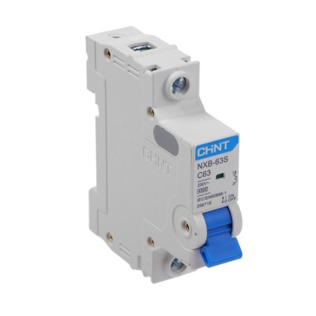 Automatic circuit breaker Chint NXB-63S, 1P, C 63 A, 4.5 KA