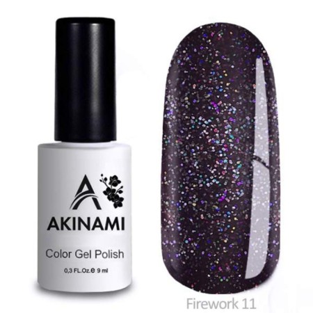Гель-лак Akinami Fireworks №11, 9 мл