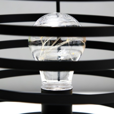 Night Loft 16453/1bk LED from 3haa Black Black 15.5x15x20 cm Risalux-5
