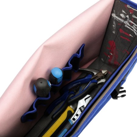 Tundra tool bag, 5 loops, two compartments, belt, 400 x 320 x 130 mm-11