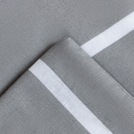 Bedding Ethel 1.5sp Gray Stripes 143x215cm, 150x214cm, 70x70cm-2 pcs, 100% cotton, Poplin-8