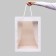 Gift package with a window, white, 60 x 45 x 35 cm