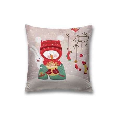 Pillowess decorative “Feligence from a snowman”, on a zipper, size 45x45 cm