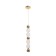 Saturo lamp 4XLED 36W 3000k gold 8x8x52-202 cm