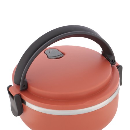 Lunch box with a diet, a container for food "Dolyan", 500 ml, 8 x 17 cm, brown-3
