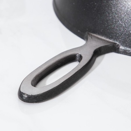 Svetik pan, d = 24 cm, aluminum handle, anti -stick coating, black color-4