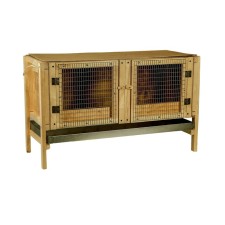 Bruder for chickens, 100 × 40 × 45 cm, with a pallet, with a lamp cartridge, wooden