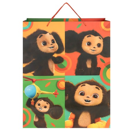 Gift package, 49x40x19 cm, packaging, Cheburashka-4