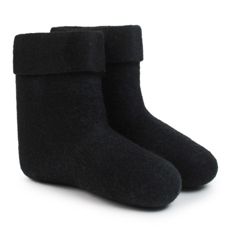 Male boots, black color, size 45 (32)