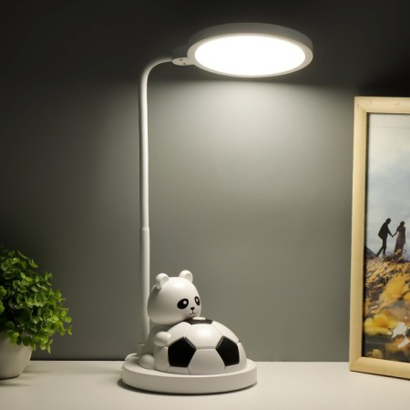 Table lamp "Bear with the ball" LED black and white 14x15x48 cm Risalux-3
