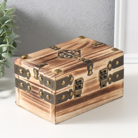 Casket chest "Adeline" brown 17.5x11x9.5-4