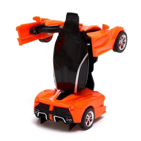 Inertial “sports car” robot, transforms in a collision, mixing color-10