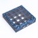 New Year. Box of 16 sweets, 17.7x17.7x3.8 cm, confectionery packaging