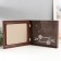 Key closed "Birch forest" 26.5x31.5 cm nut