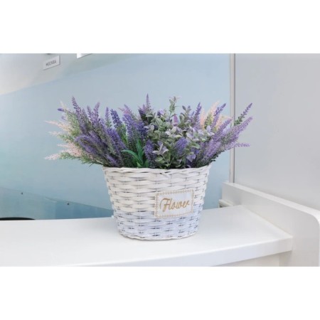 Artificial plant "heather", height 45 cm, lilac color-1