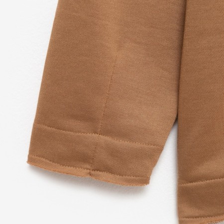Kidsa (sweatshirt, trousers) minku brown color, height 158-8
