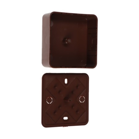 Ringing box for the cable channel Ural Pak, 75x75x28, IP40, Dark Tree, KR-513140075--1
