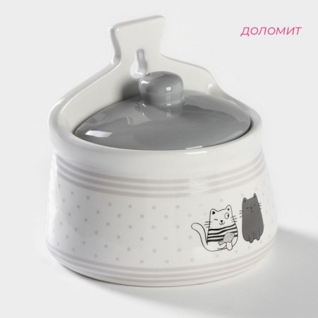 Solonka Dolyana "Cozy Cats", 600 ml, 14 × 10 × 14 cm-1