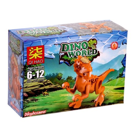 Block designer "Dinosaurs", 12 species, mix-19